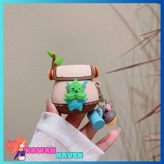SKPY Korok Backpack Fashion Funny Cute Case for AirPods 2nd/1st Generation