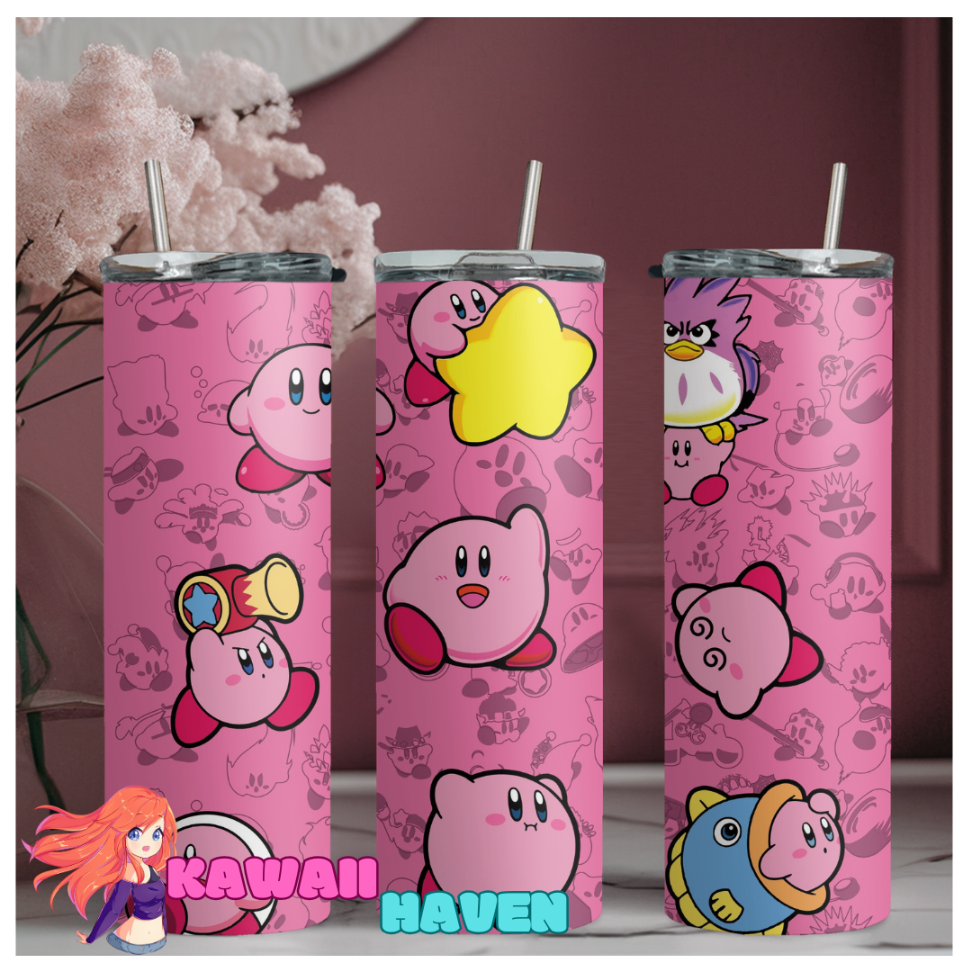 Kirby - Ready to Battle Kirby 20oz Tumbler