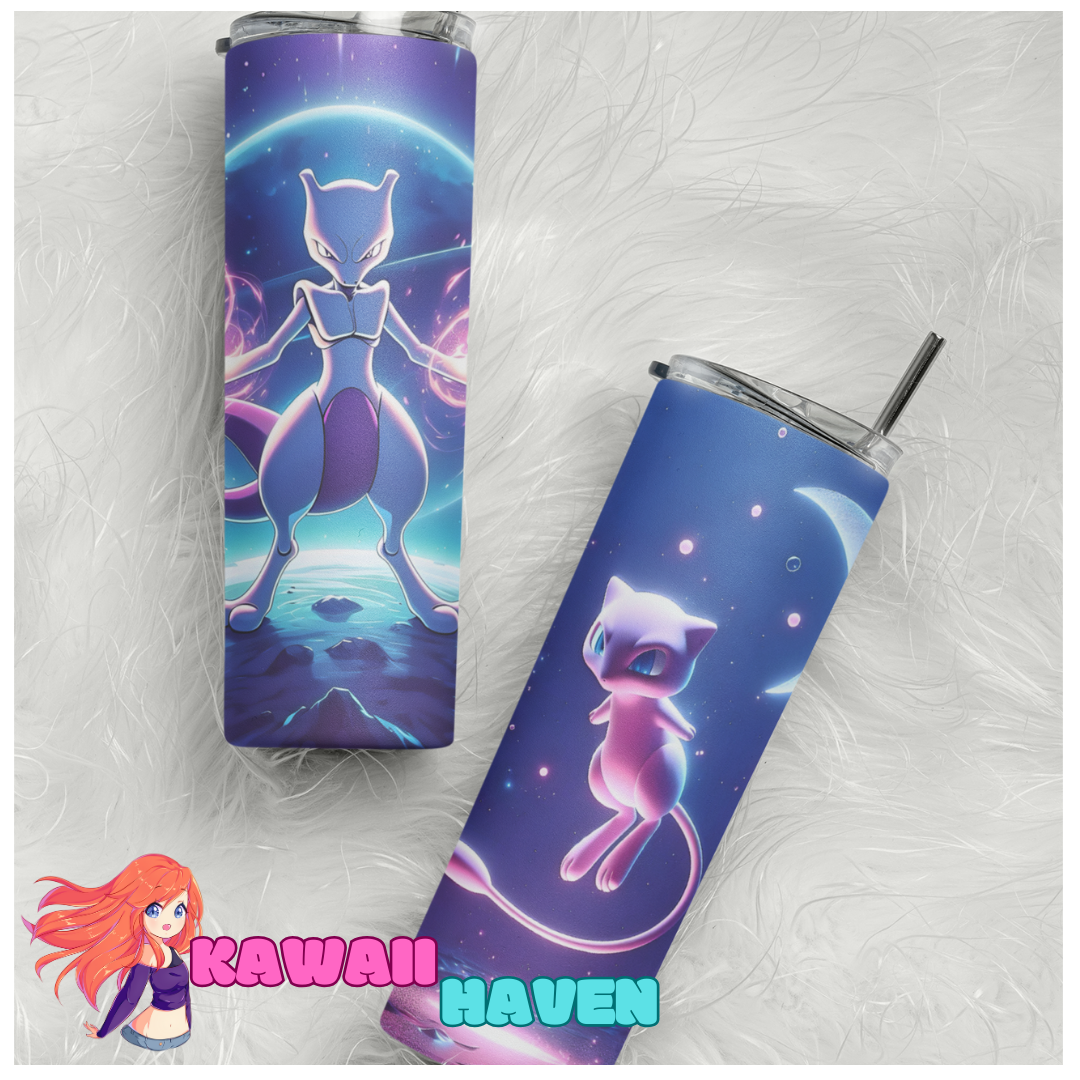 Pokemon - Mewtwo 20oz Vacuum Insulated Stainless Steel Tumbler