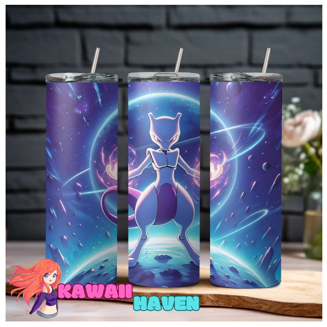 Pokemon - Mewtwo 20oz Vacuum Insulated Stainless Steel Tumbler