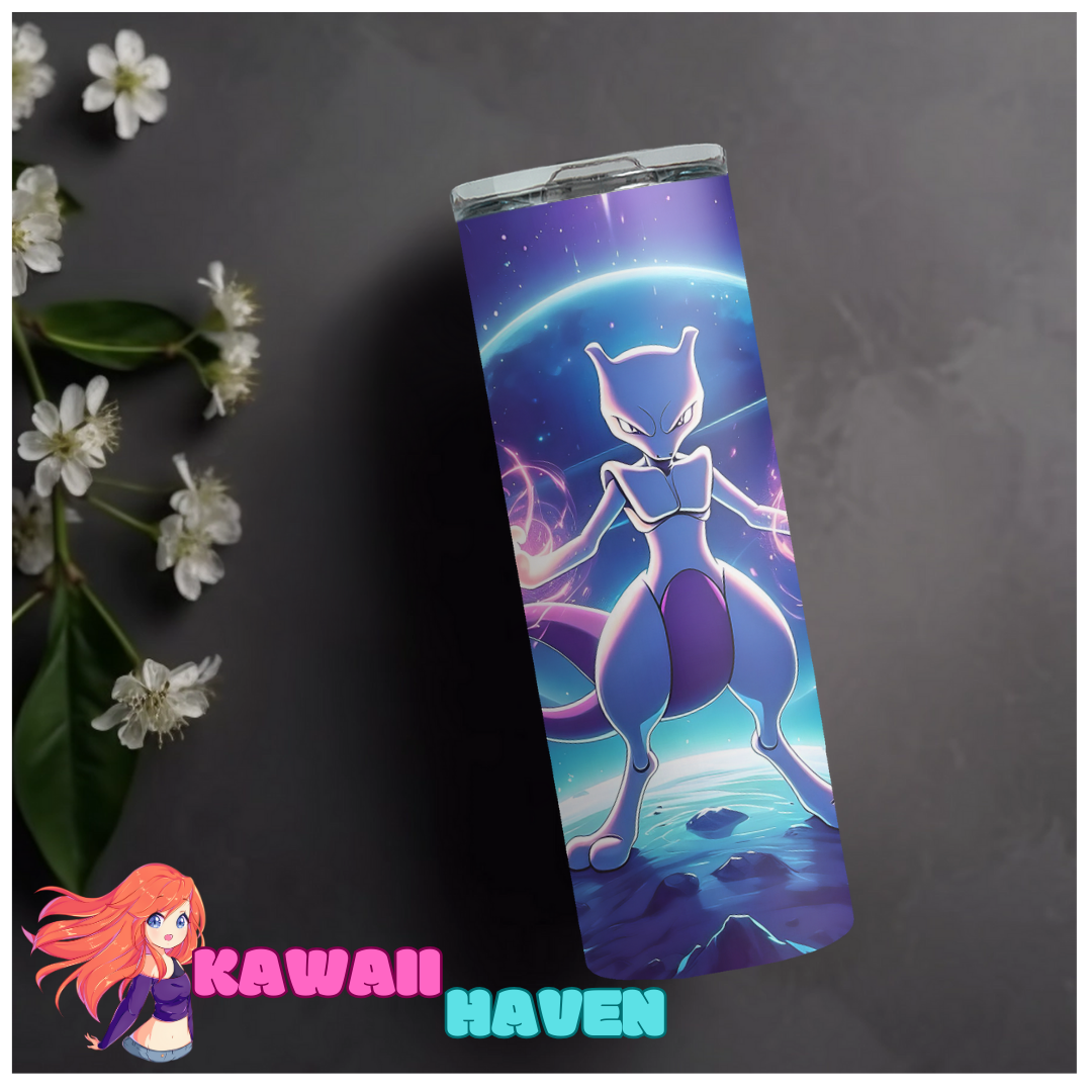 Pokemon - Mewtwo 20oz Vacuum Insulated Stainless Steel Tumbler