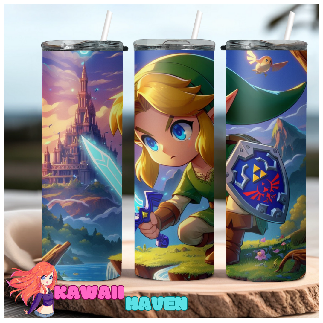 The Legend of Zelda - Chibi Link 20oz Skinny Tumbler