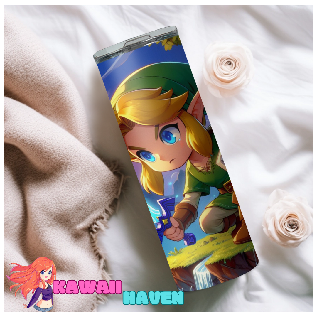 The Legend of Zelda - Chibi Link 20oz Skinny Tumbler